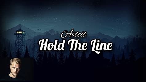 hold the line lyrics|hold the line lyrics avicii.